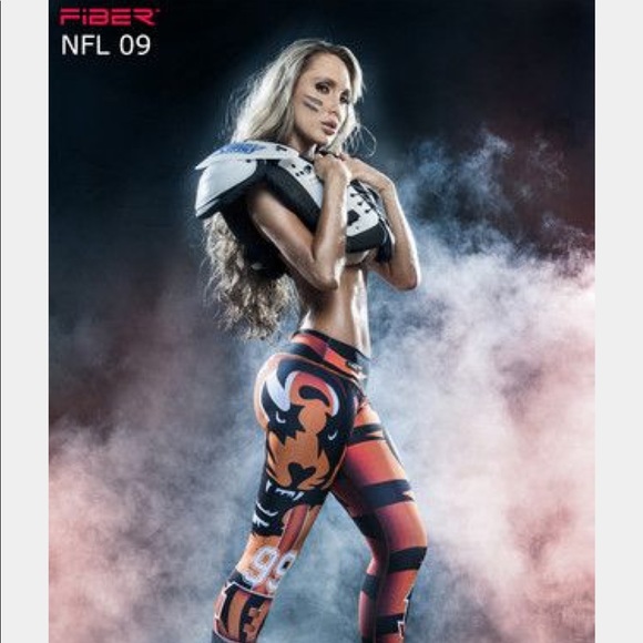 SOLD. Auth. Roni Taylor Fit LE Fibre Bengals Leggings! - Picture 1 of 8